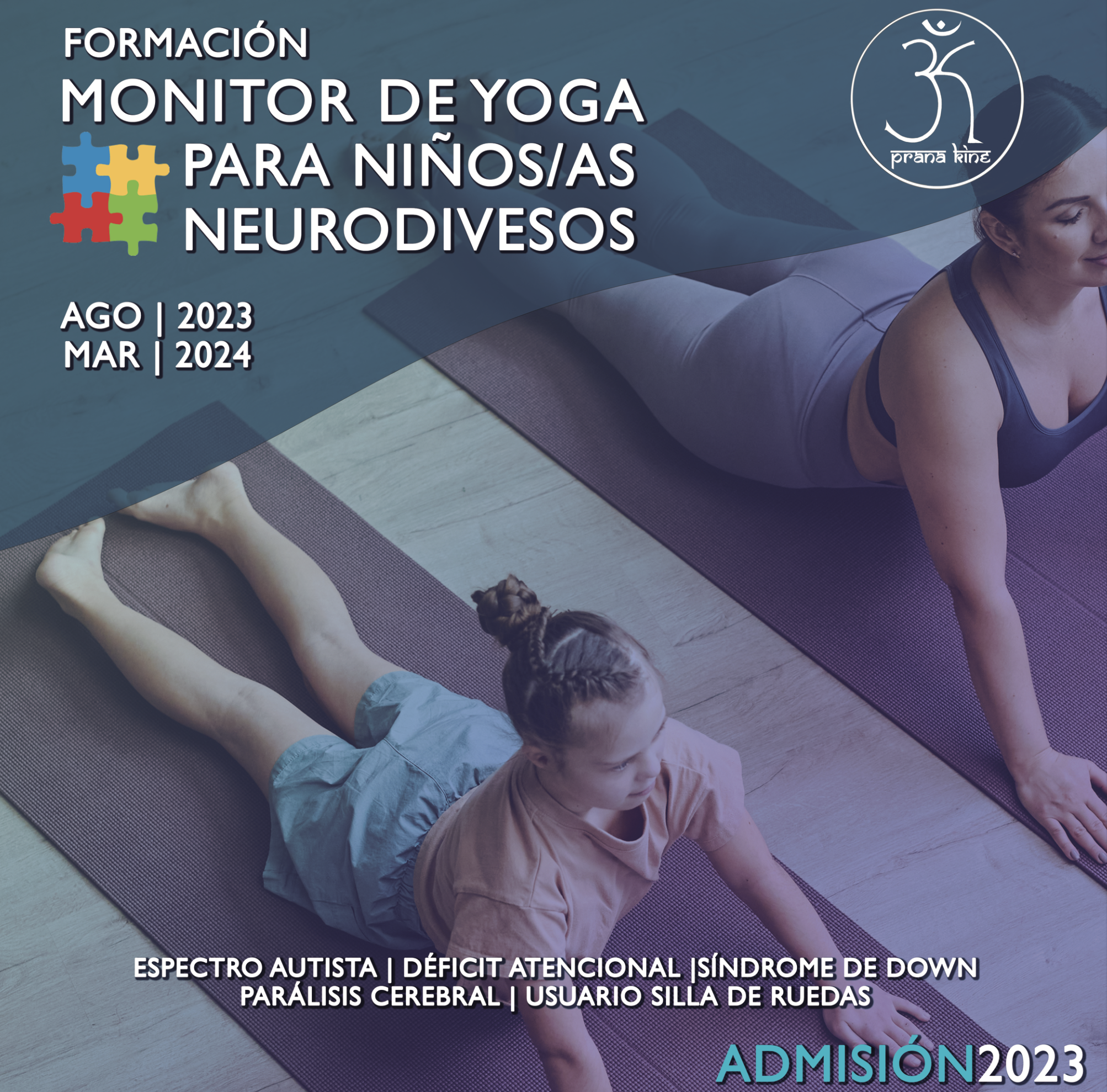 Formación Monitor de Yoga para niños/as neurodiversos/as
